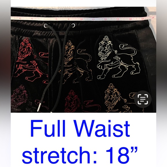 MCM Luxury Velour Jogger Black Multicolor Lion Logo Limited Ed MCM Handbag Brand - Picture 9 of 14